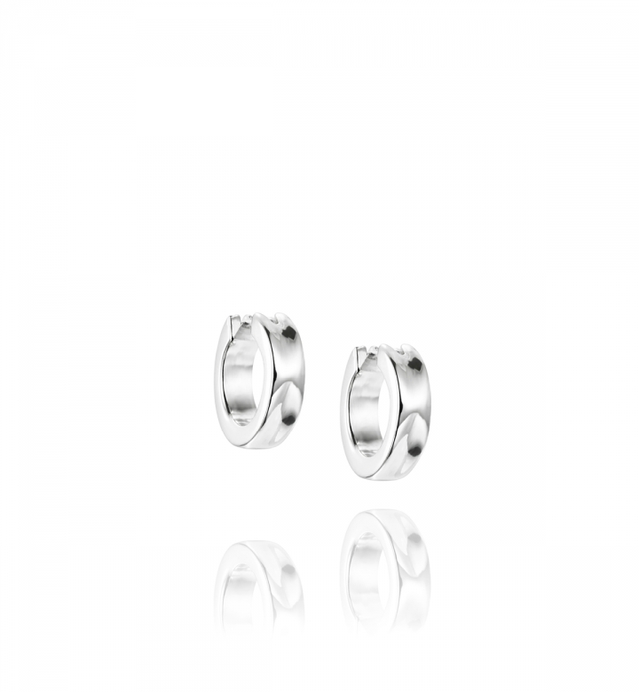 Little Moonwalk Hoops – Silver