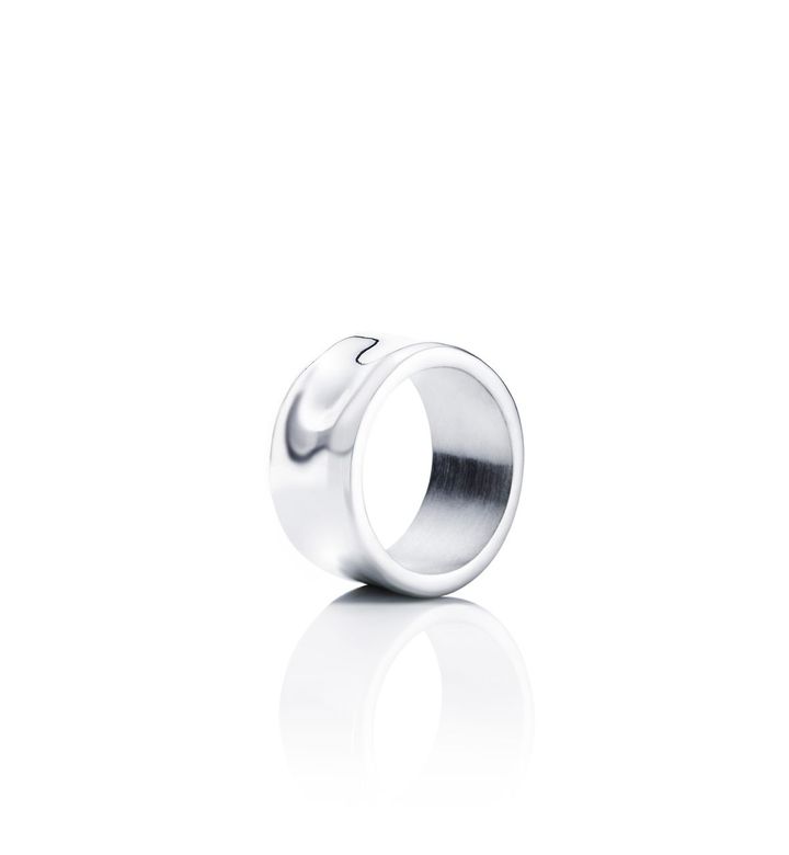 Moonwalk Wide Ring – Silver