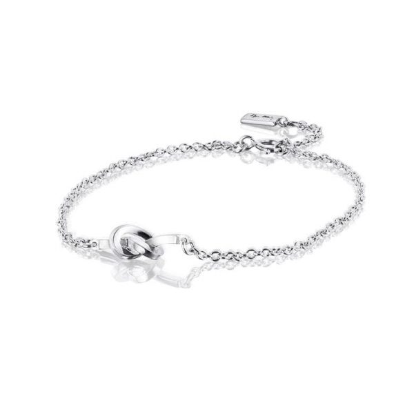 Love Knot Bracelet, Silver