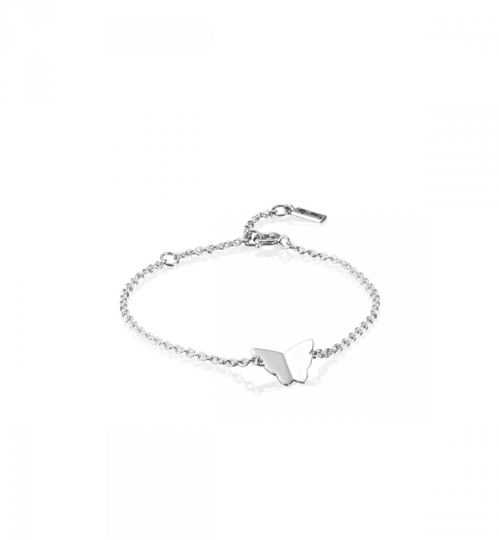 Little Miss Butterfly Bracelet – Silver