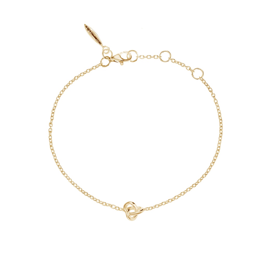 Le Knot Drop Bracelet Gold