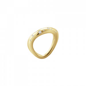 Offspring Ring – 18 Karat Rött Guld med Briljanter