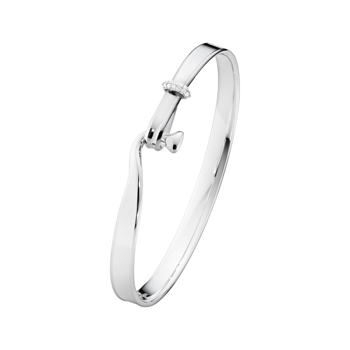 Torun Armring – Sterlingsilver med Briljanter