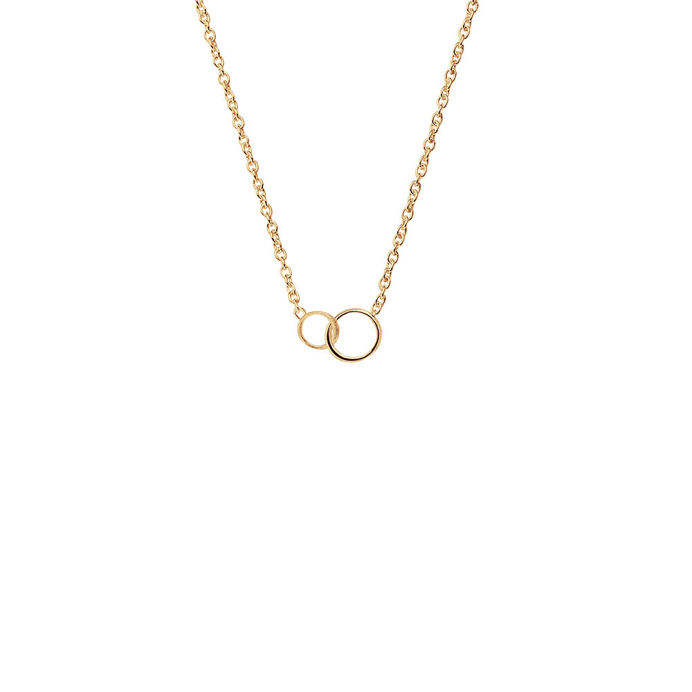 Les Amis Drop Necklace Gold