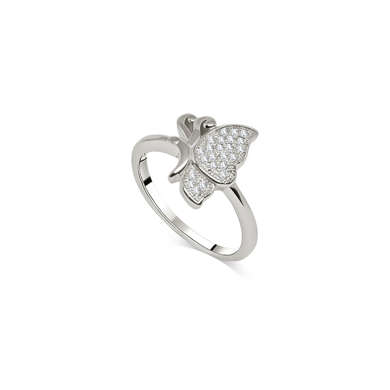 Silverring Sparkling Butterfly