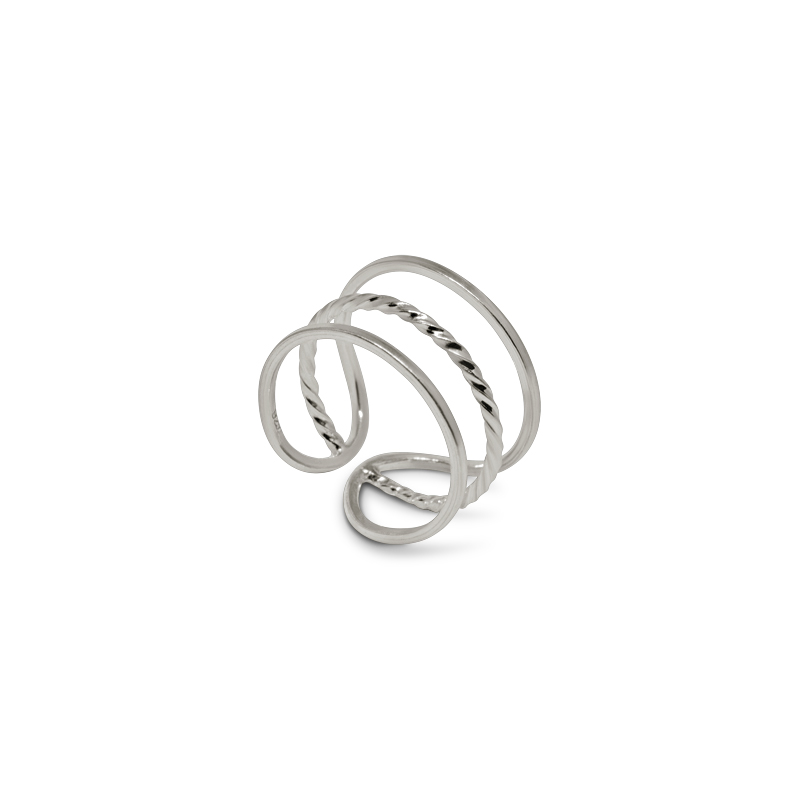 Silverring Plain & Twist