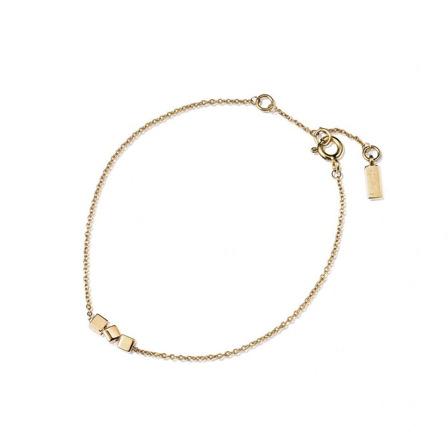 Dice Bracelet Gold